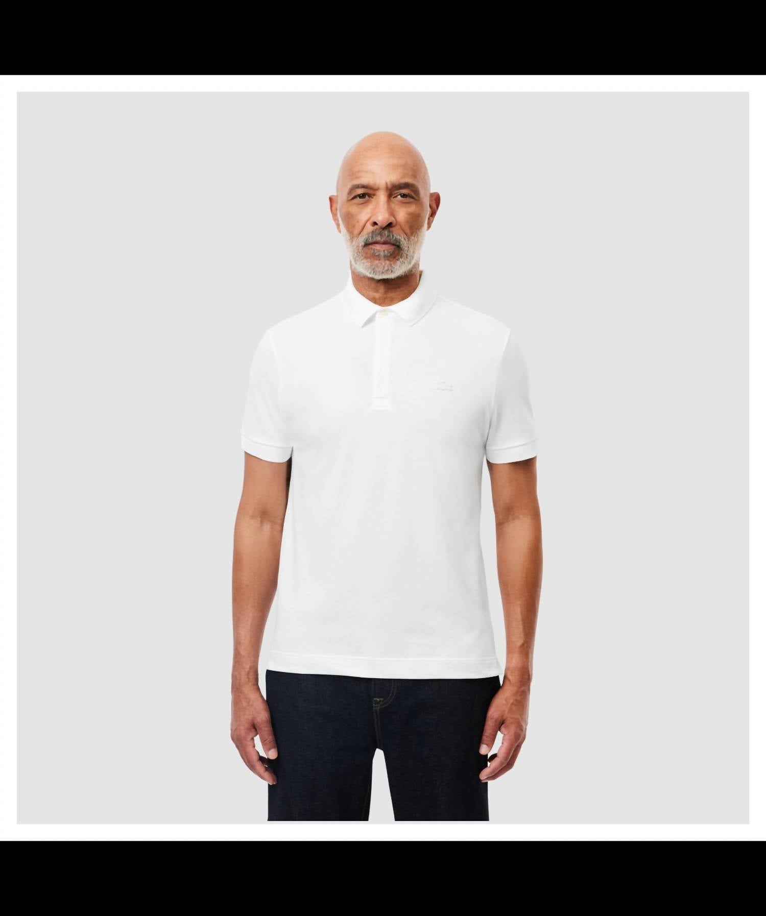 Polo de hombre color blanco