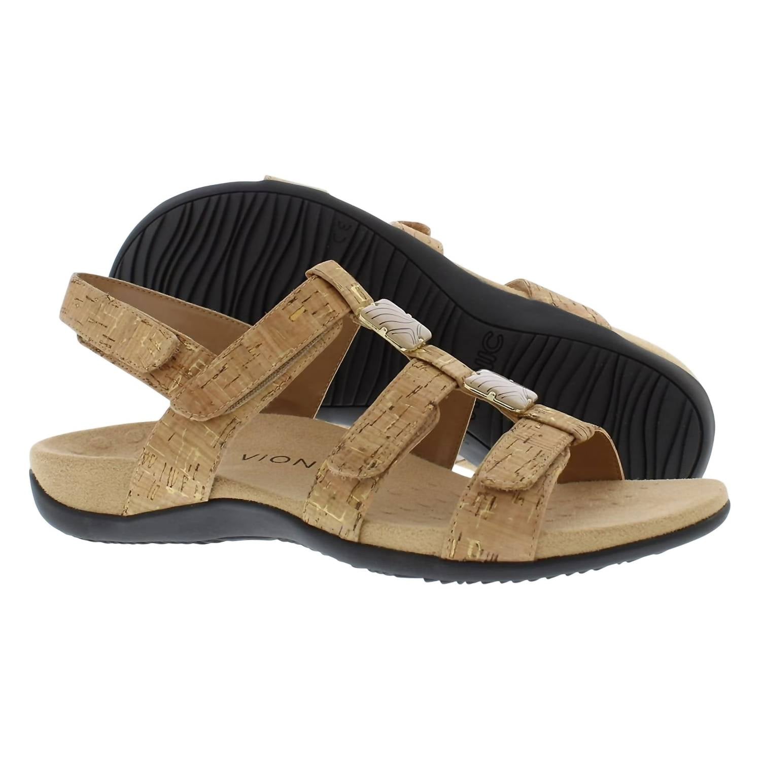 Sandalias de mujer color dorado