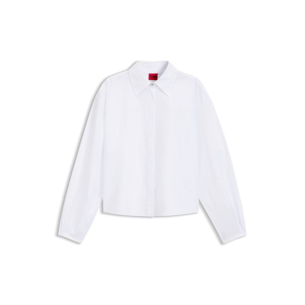 Blusa de algodón de corte amplio