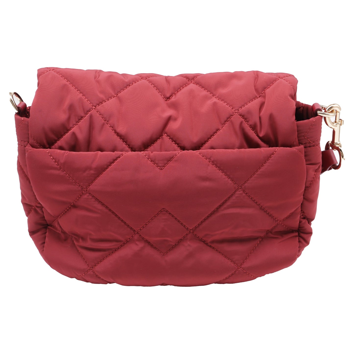 Bolso de nailon color rojo