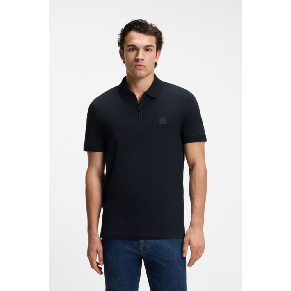 Polo de algodón de corte ajustado