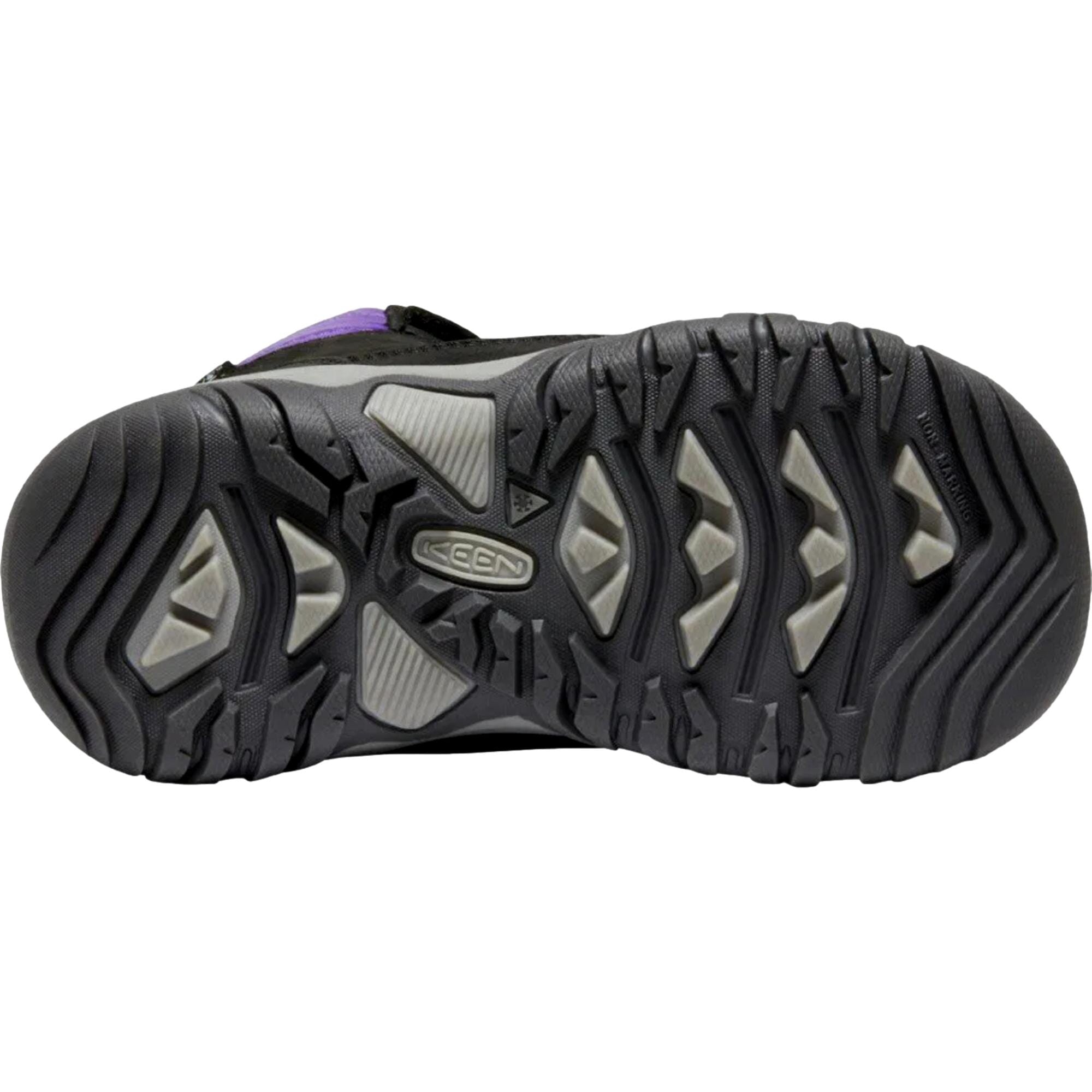 Botas infantil color negro y violeta