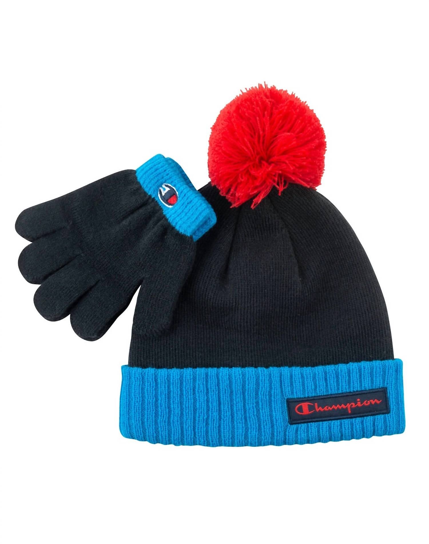 Gorro tejido infantil color azul