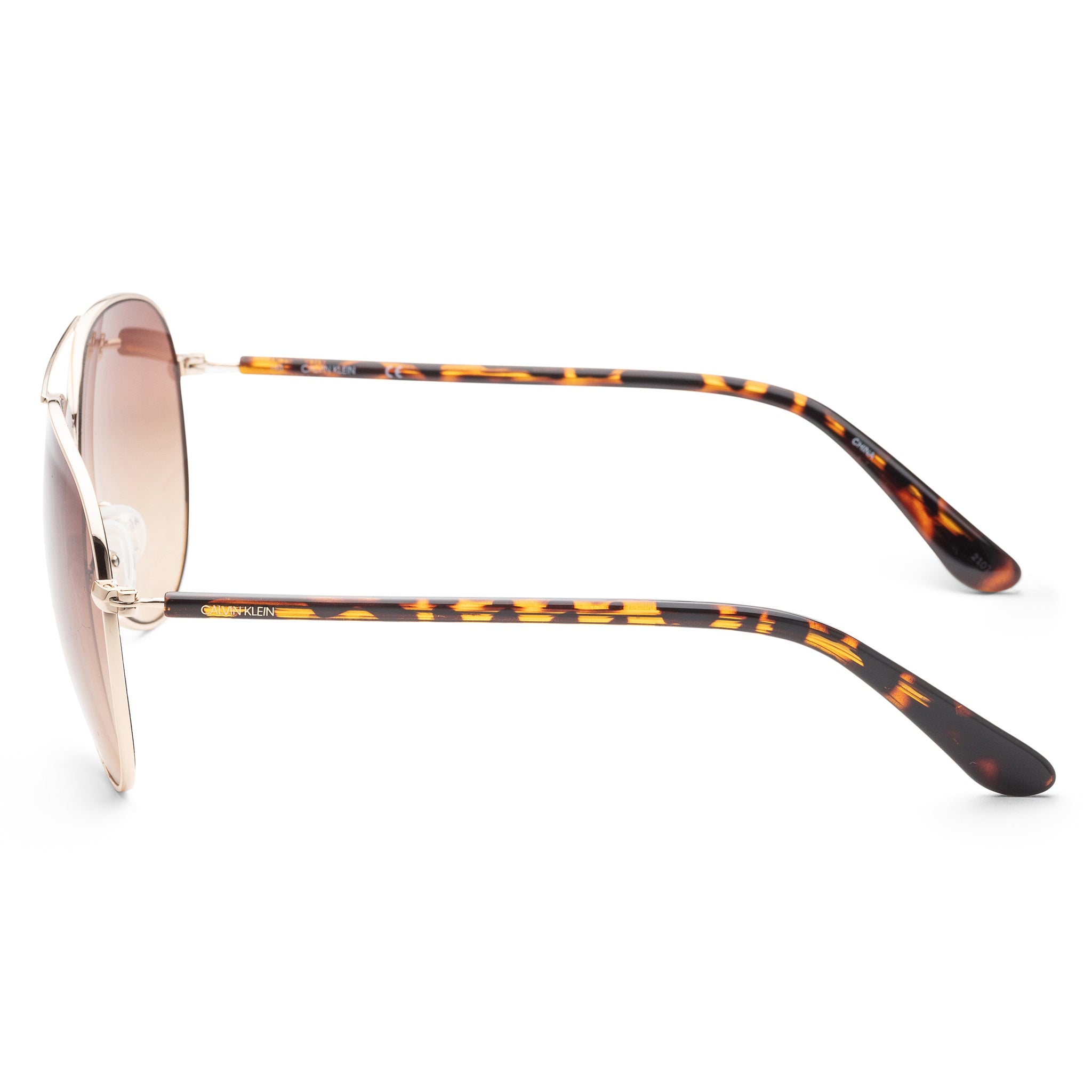 Gafas de sol unisex 60 mm color dorado