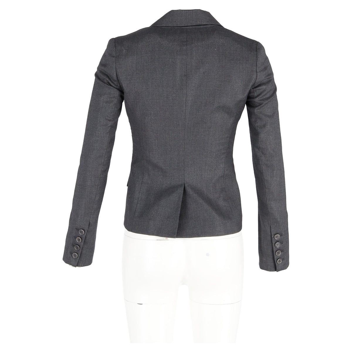 Blazer de lana color gris