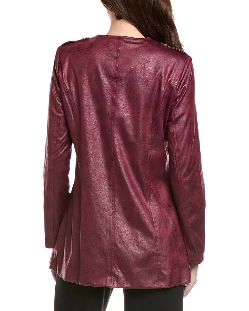 Chaqueta de efecto cuero