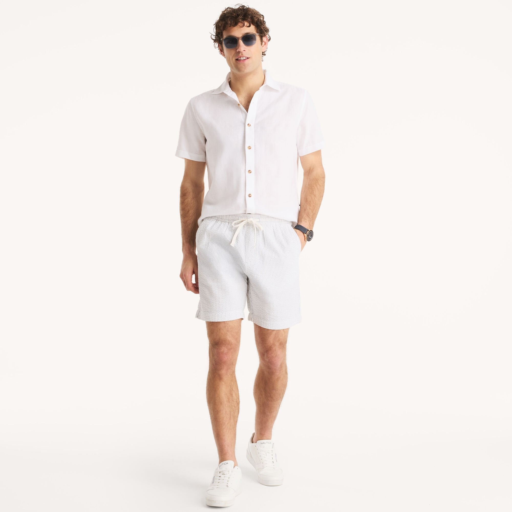 Short de hombre a rayas