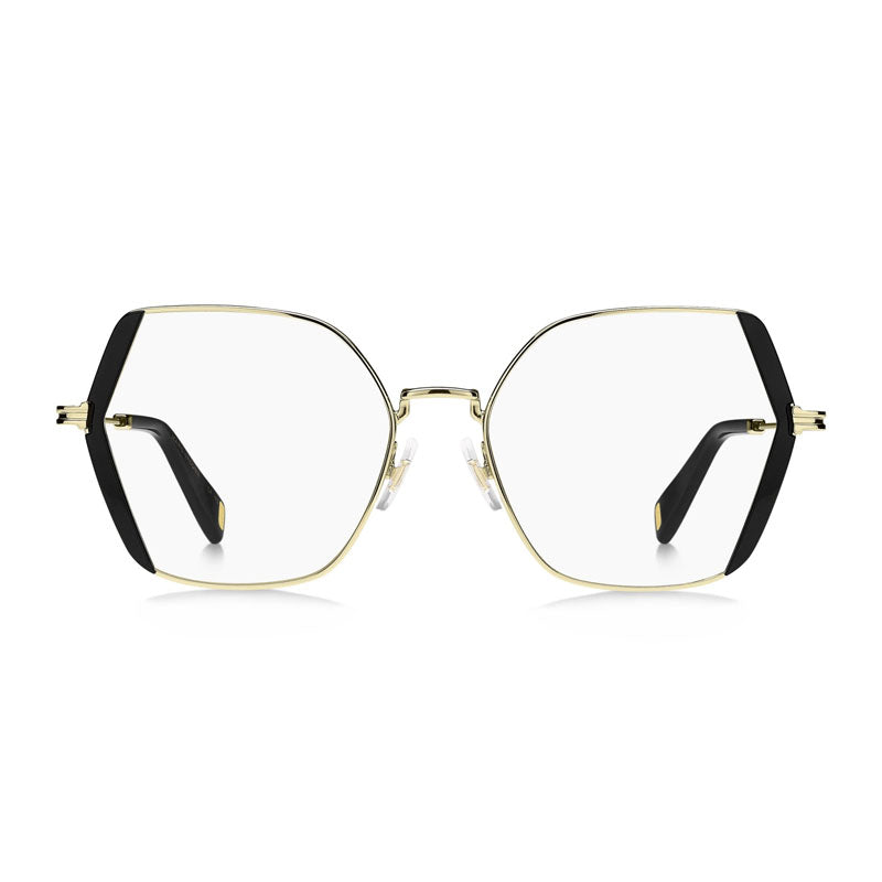Gafas 54 mm color negro y dorado