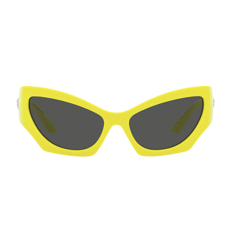 Gafas color gris oscuro y amarillo