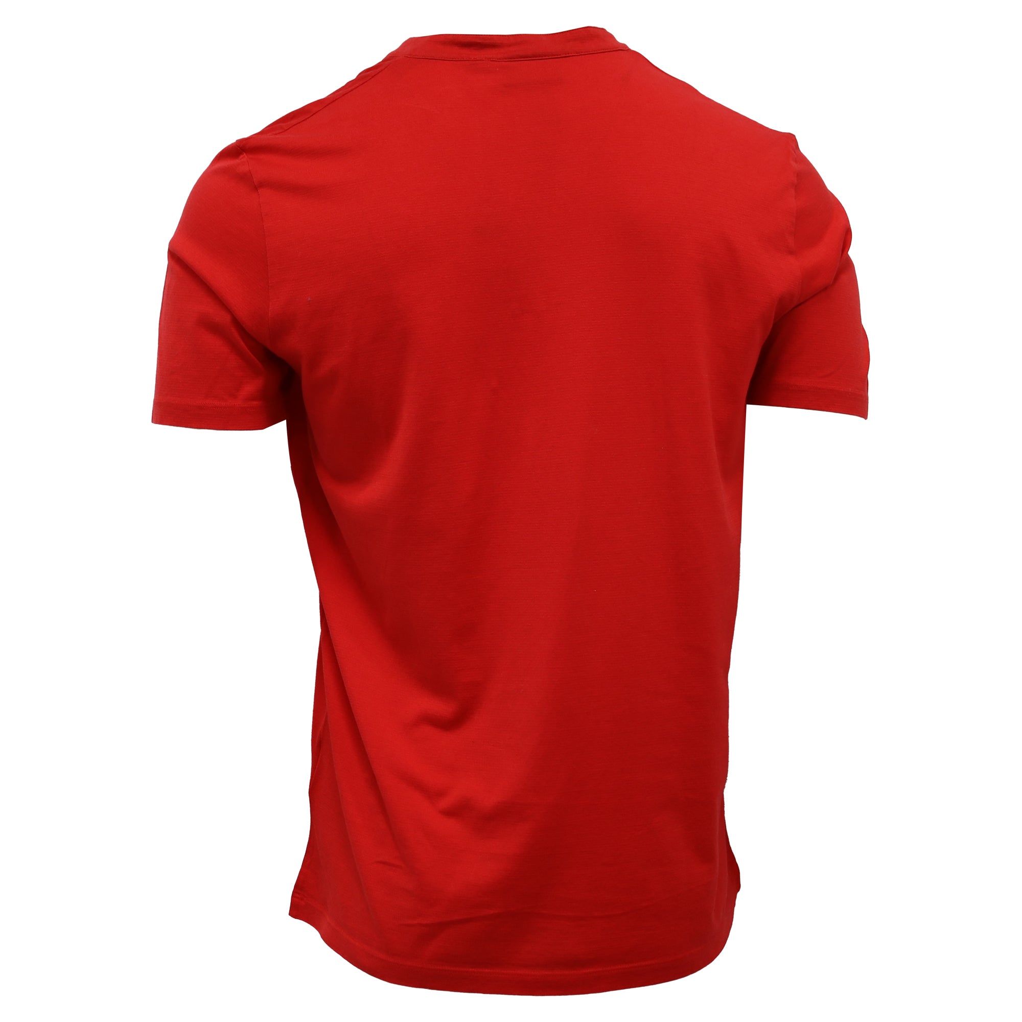 Camiseta de algodón color rojo