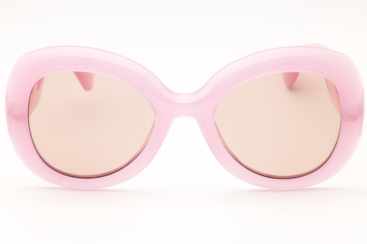 Gafas color café y rosado