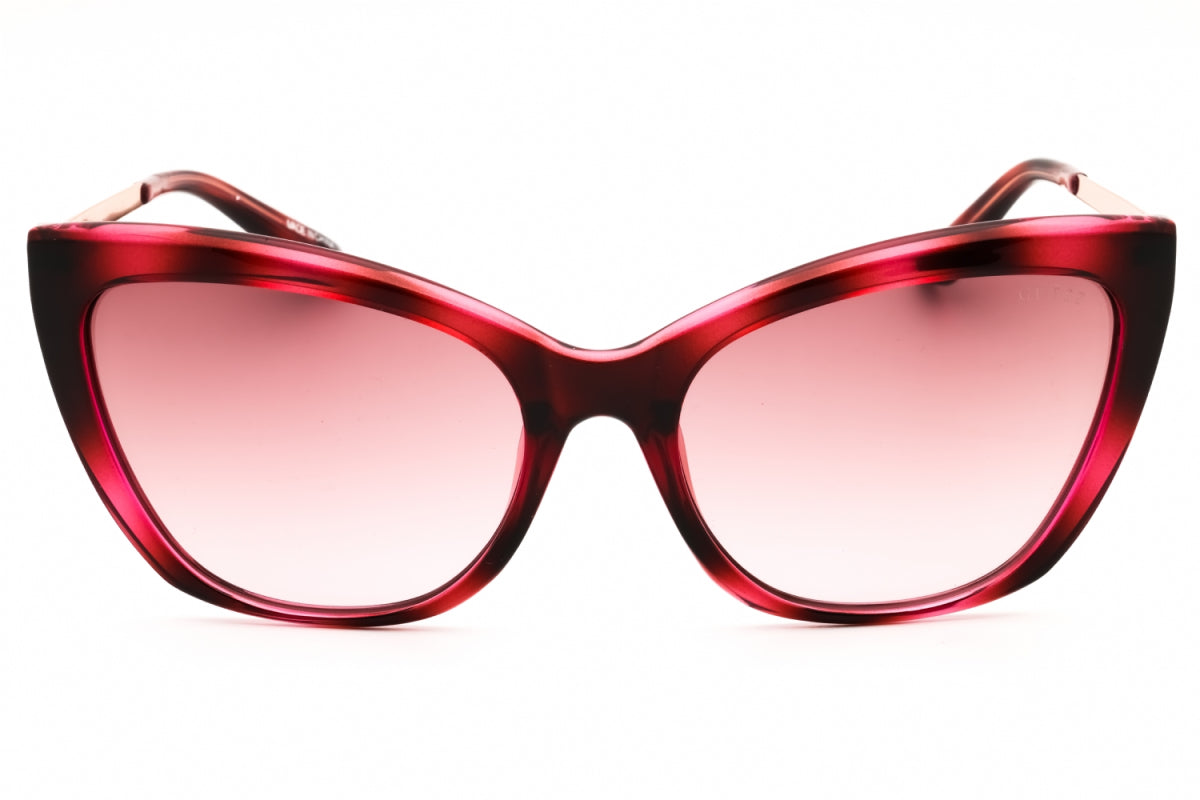 Gafas color rosado y vinotinto