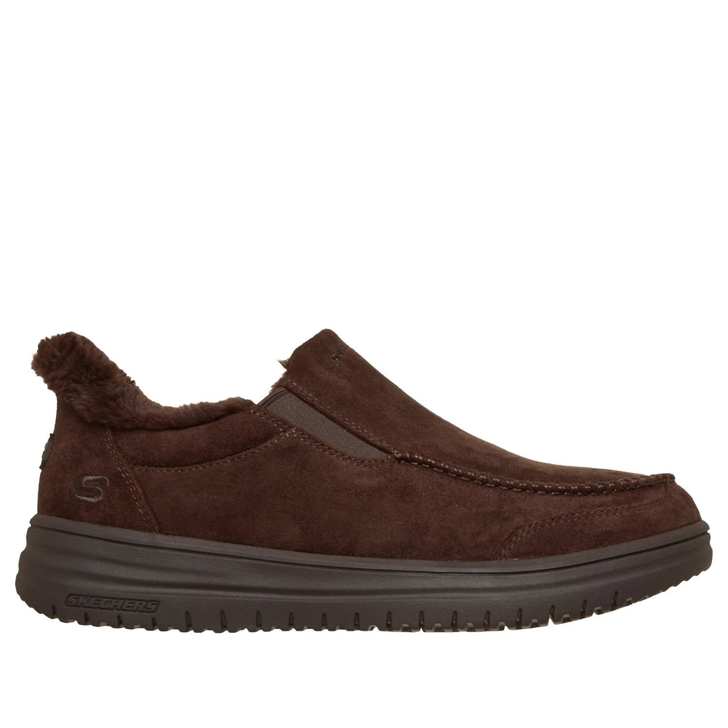 Zapatos de hombre sin cordones color café