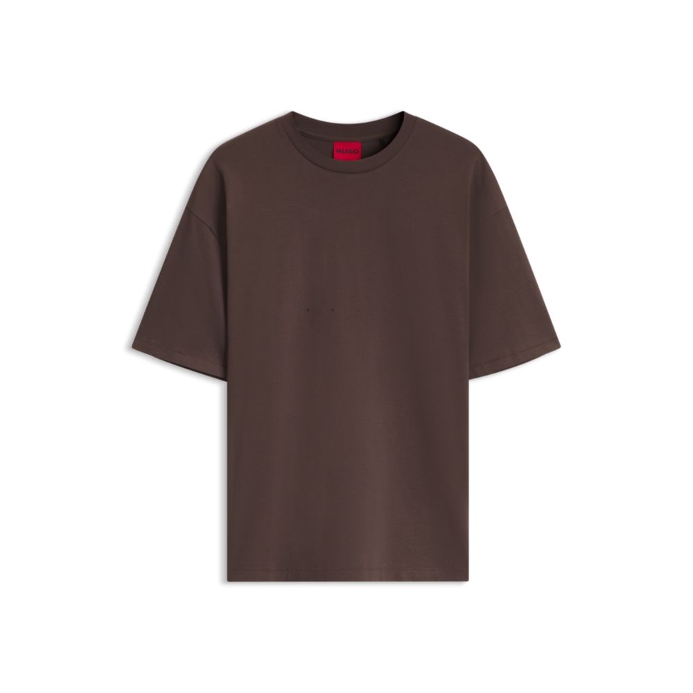 Camiseta de algodón de corte amplio