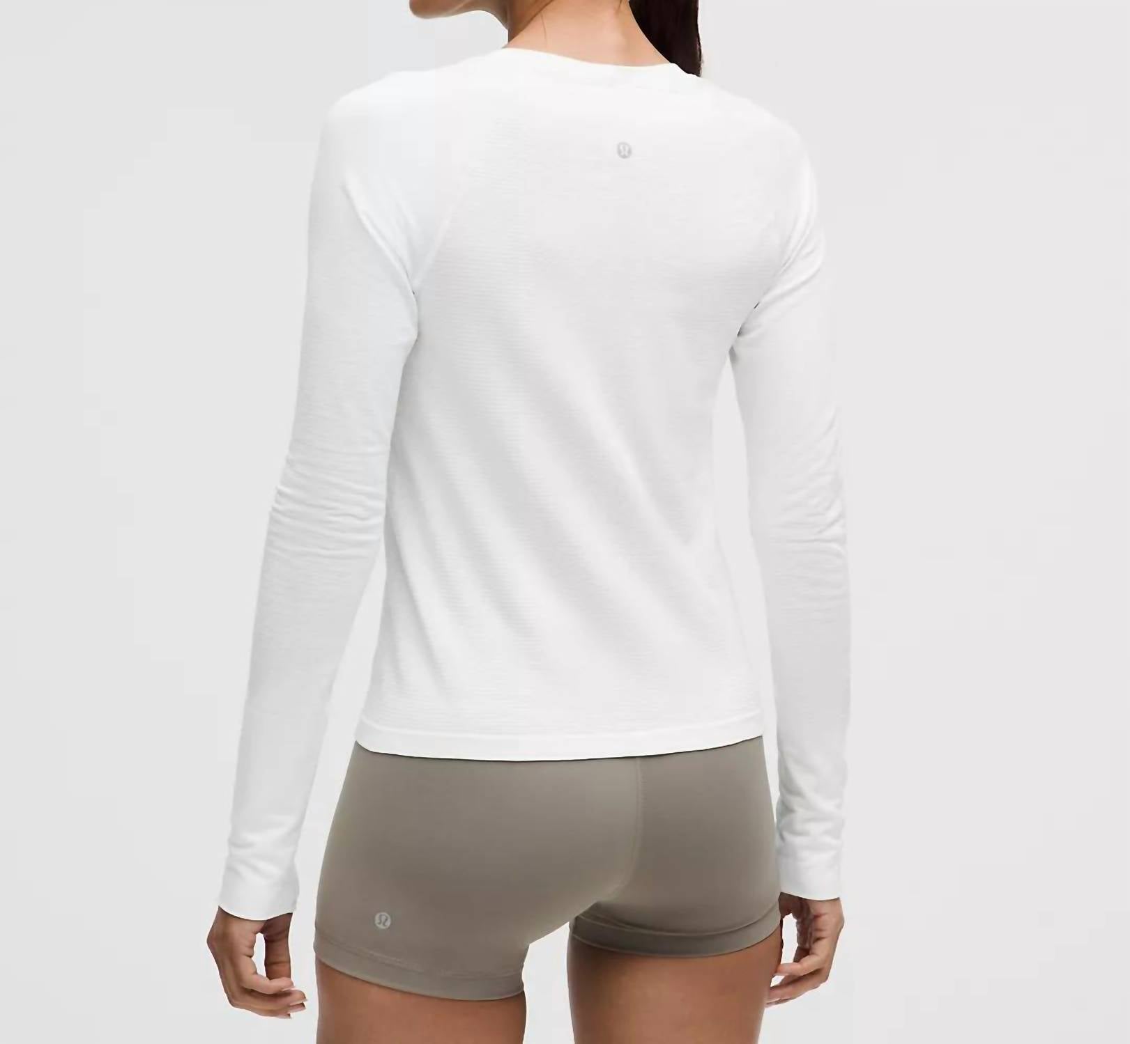 Top de manga larga color blanco