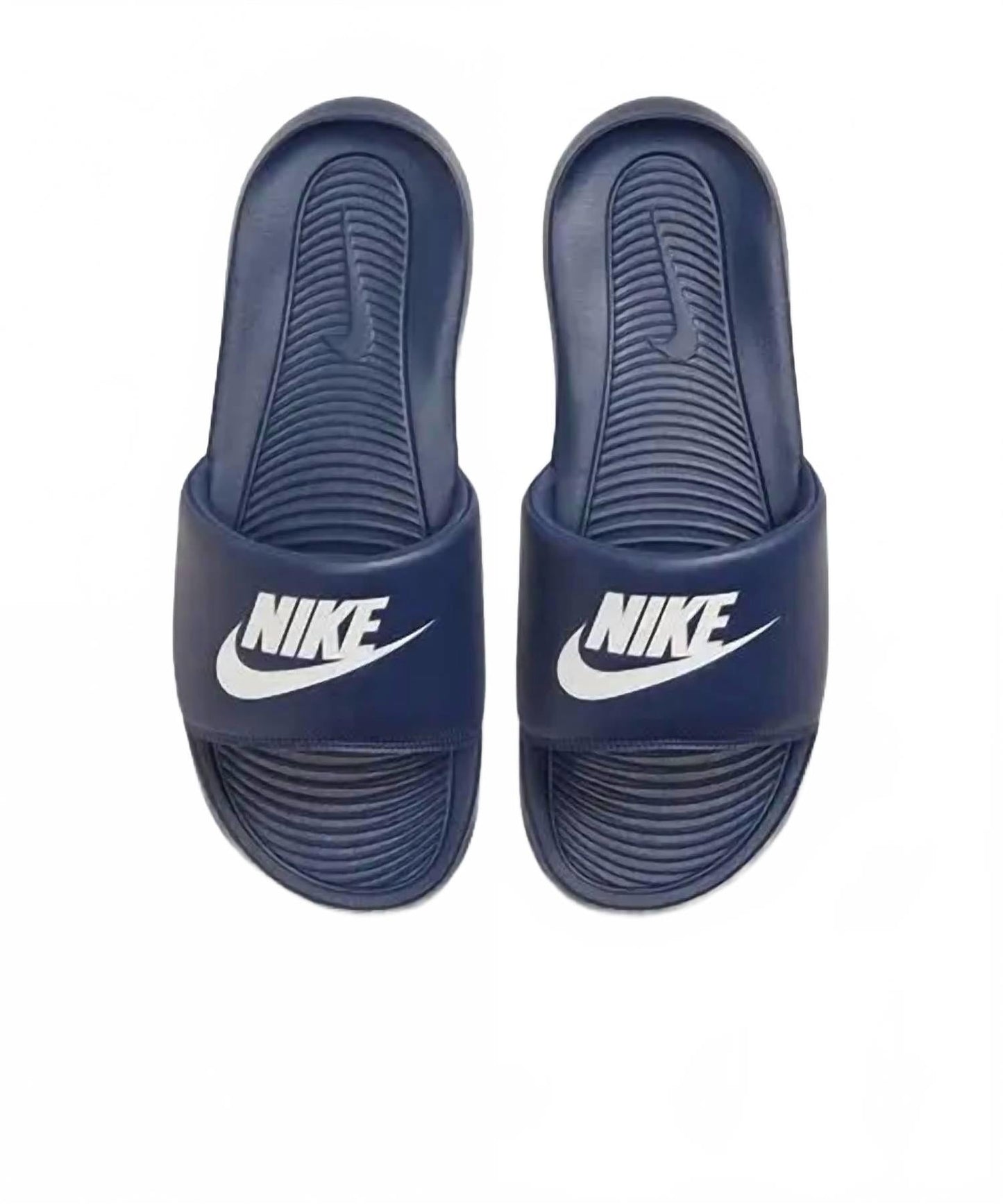 Sandalias de hombre color azul marino y blanco