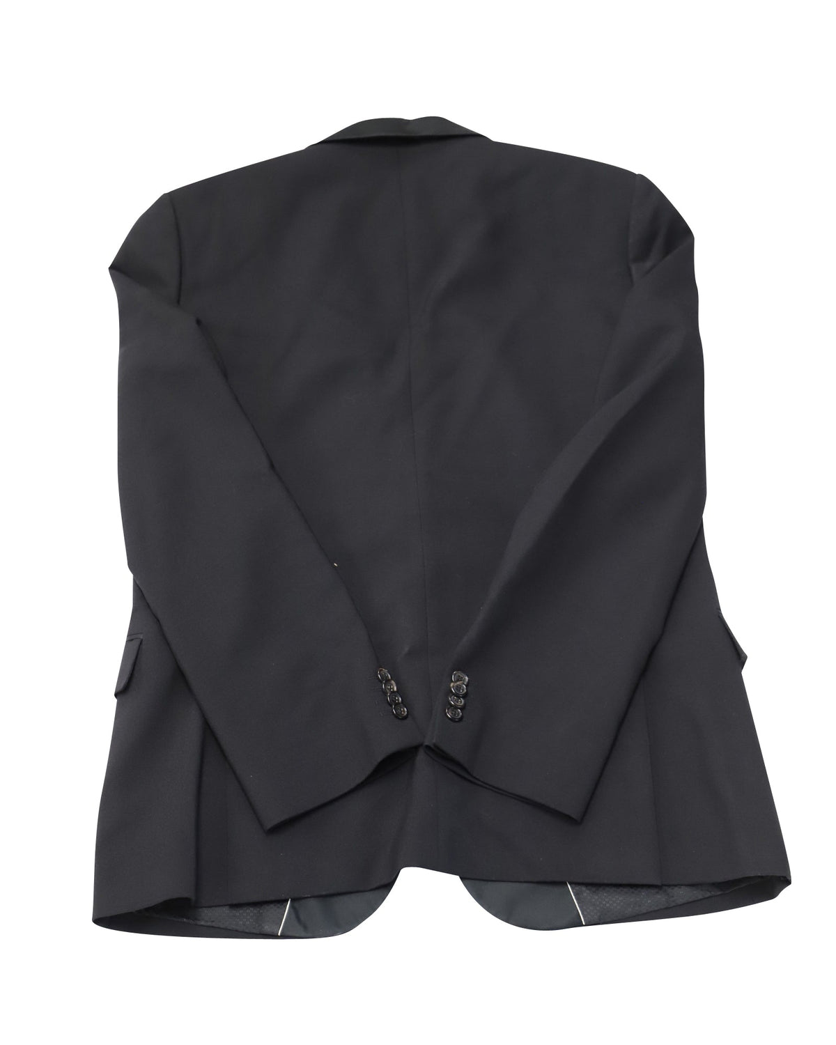 Chaqueta de lana color negro