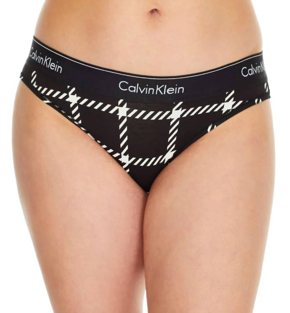 Bikini de algodón color negro