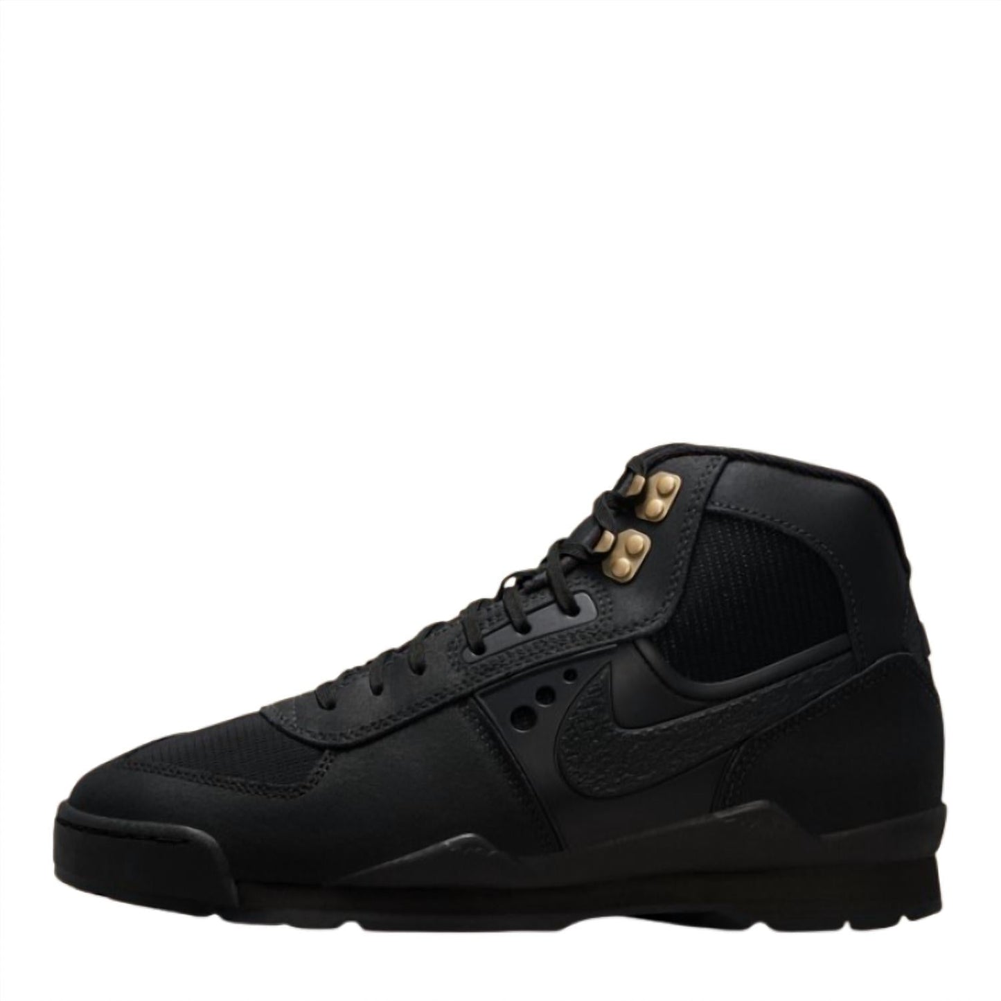 Botas de hombre color negro y dorado