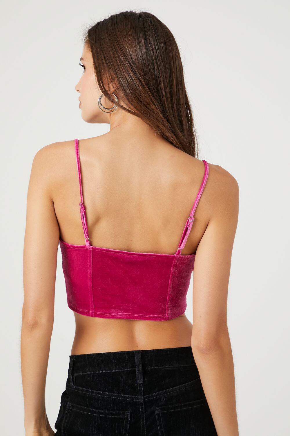 Camiseta sin mangas de terciopelo
