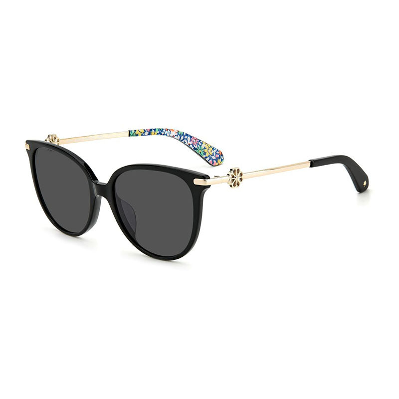 Gafas color negro y gris y dorado