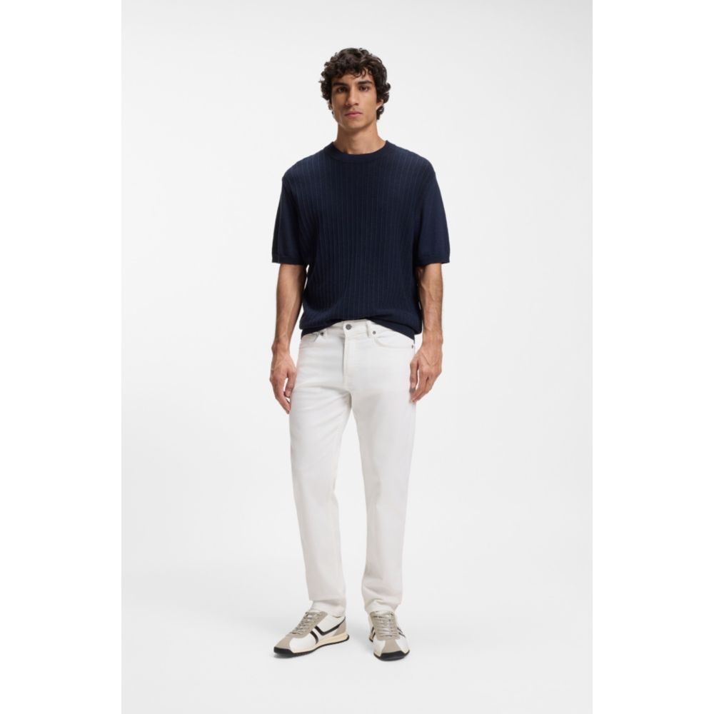 Jean de mezclilla color blanco