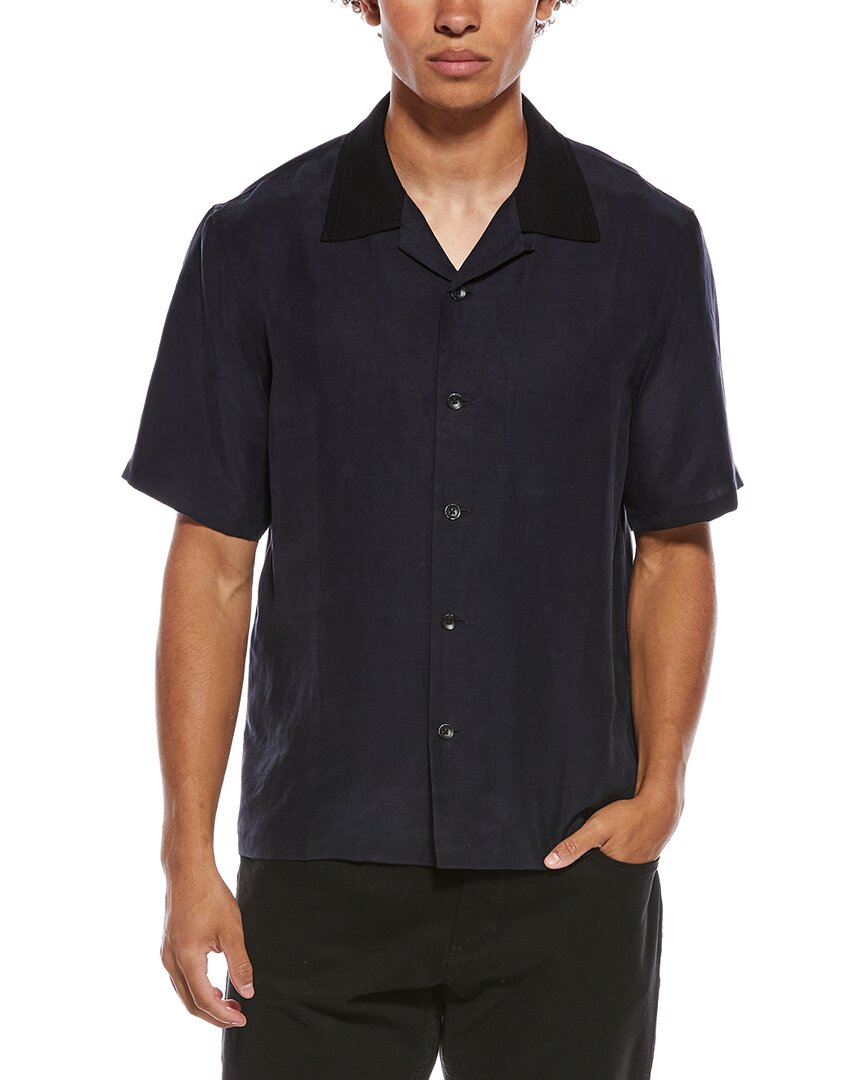 Camisa de mezcla de lino