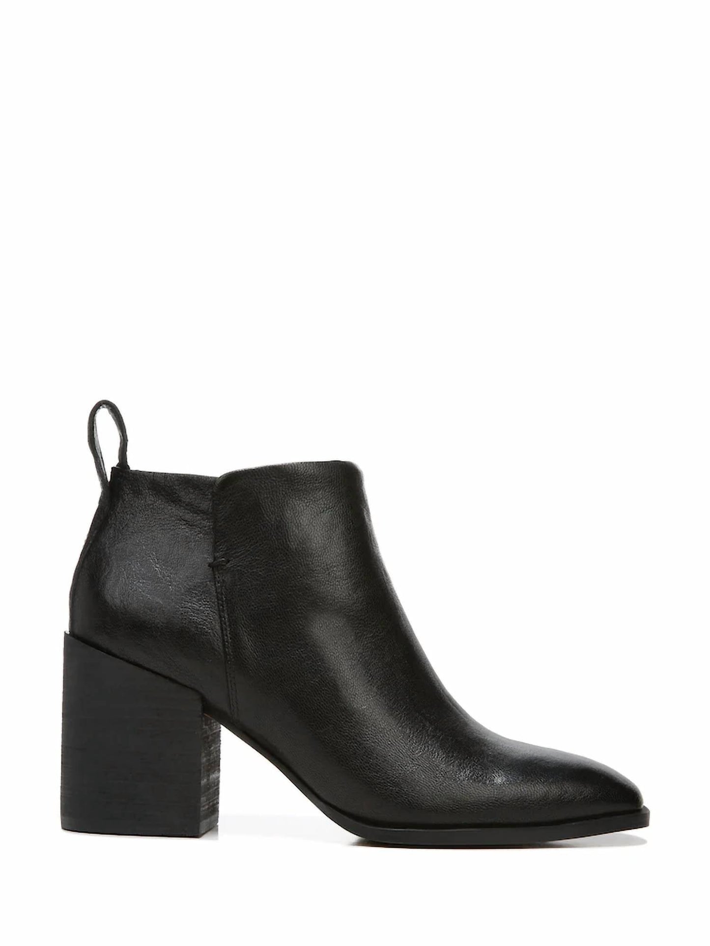 Botines de mujer de cuero color negro