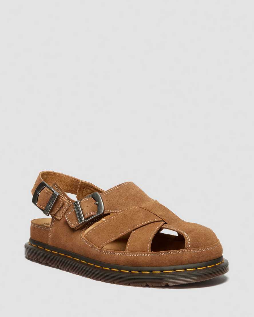 Sandalias de gamuza