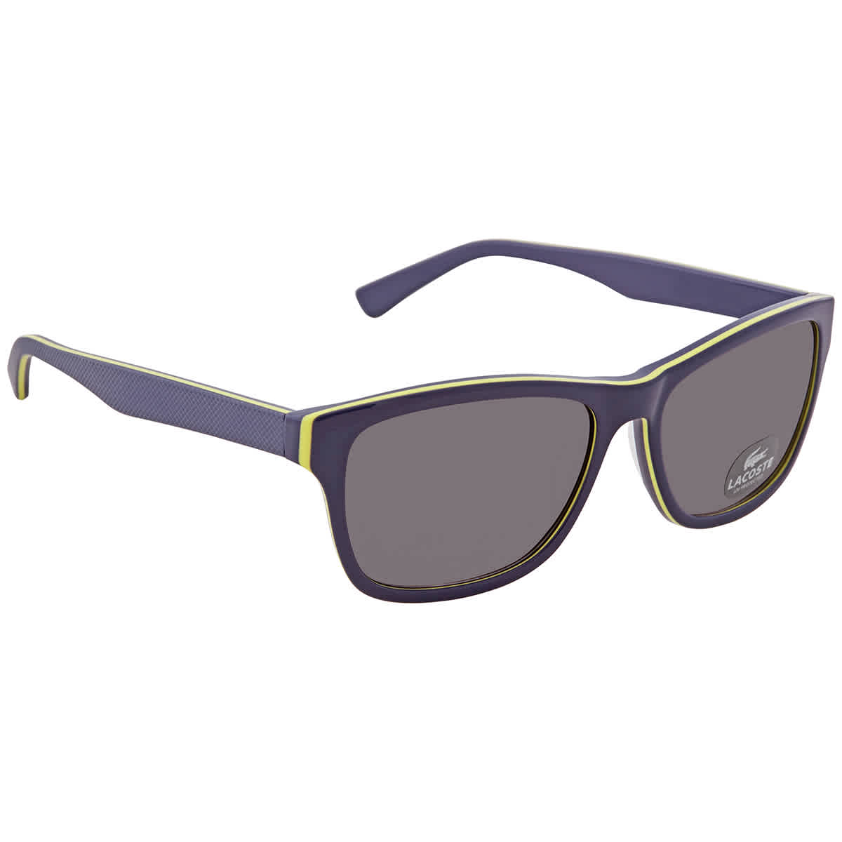 Gafas de sol unisex de montura cuadrada color gris