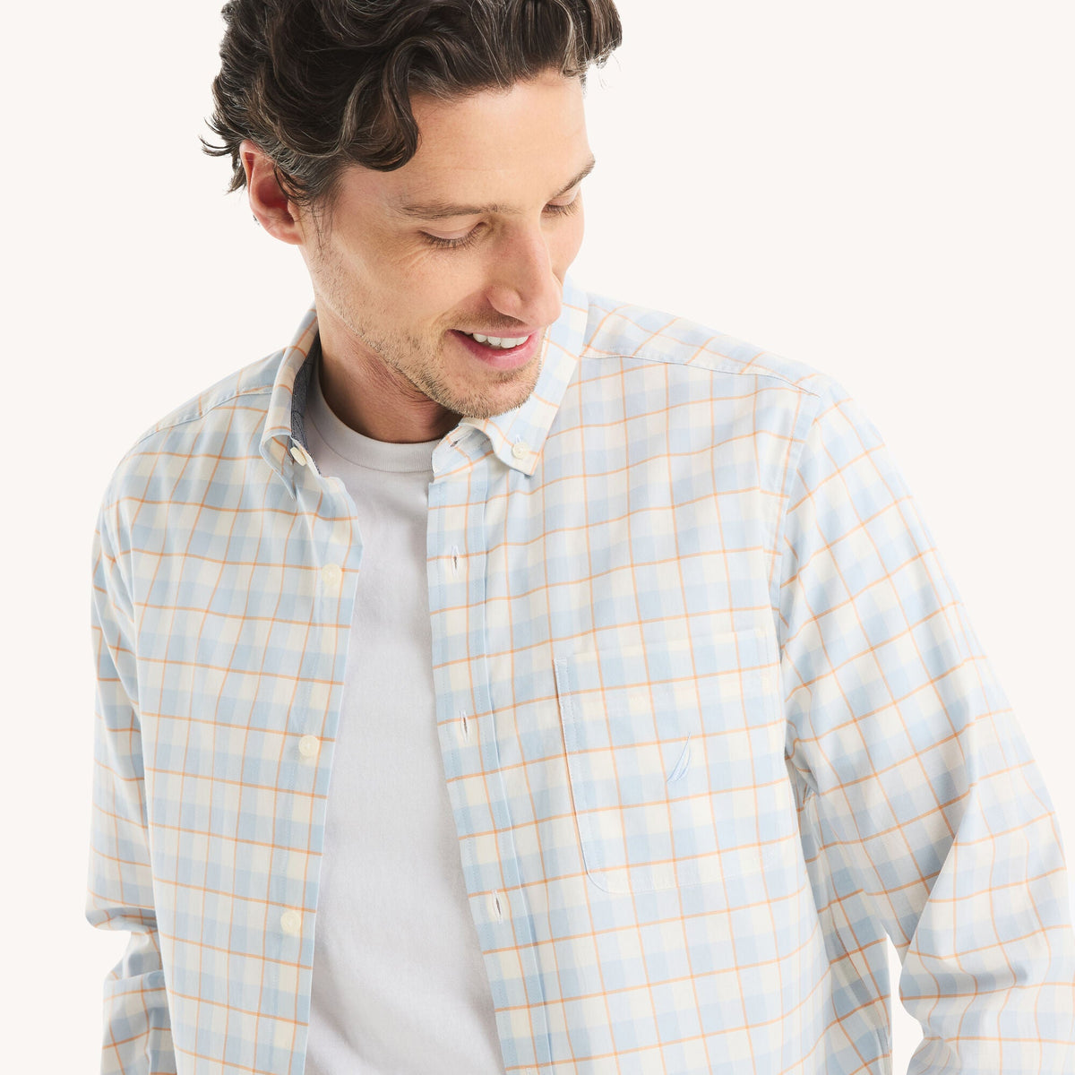 Camisa de hombre a cuadros