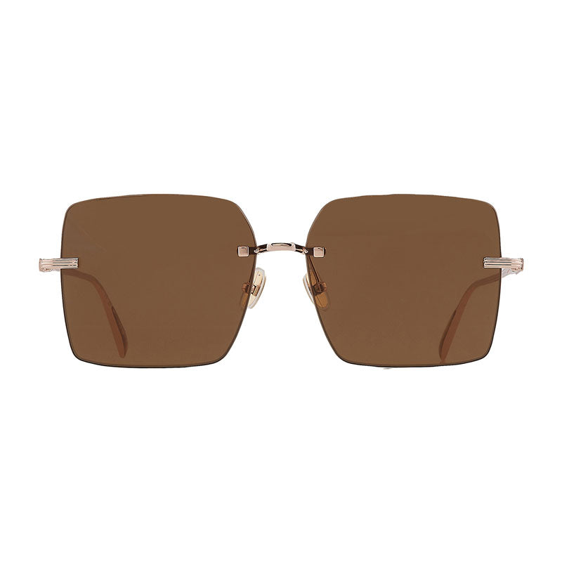Gafas color oro rosa y café