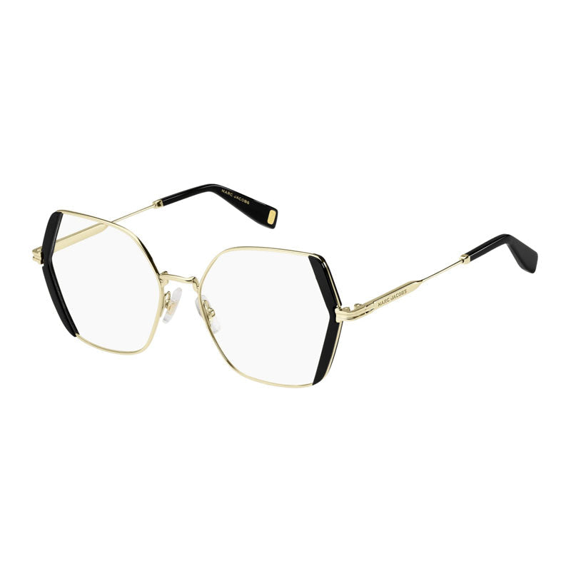 Gafas 54 mm color negro y dorado