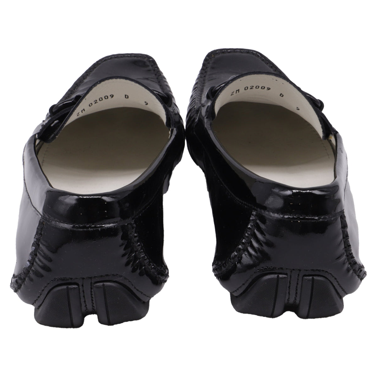 Mocasines de cuero color negro