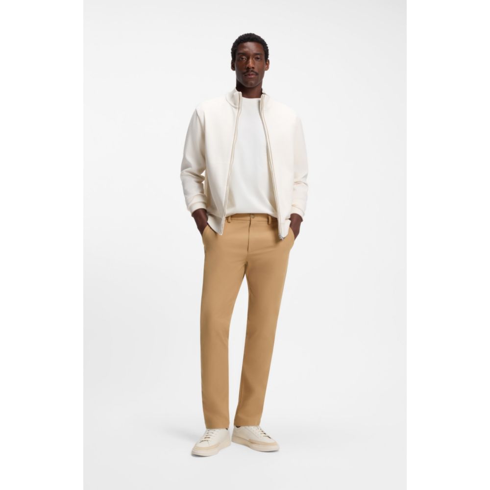 Pantalón de mezcla de algodón de corte ajustado