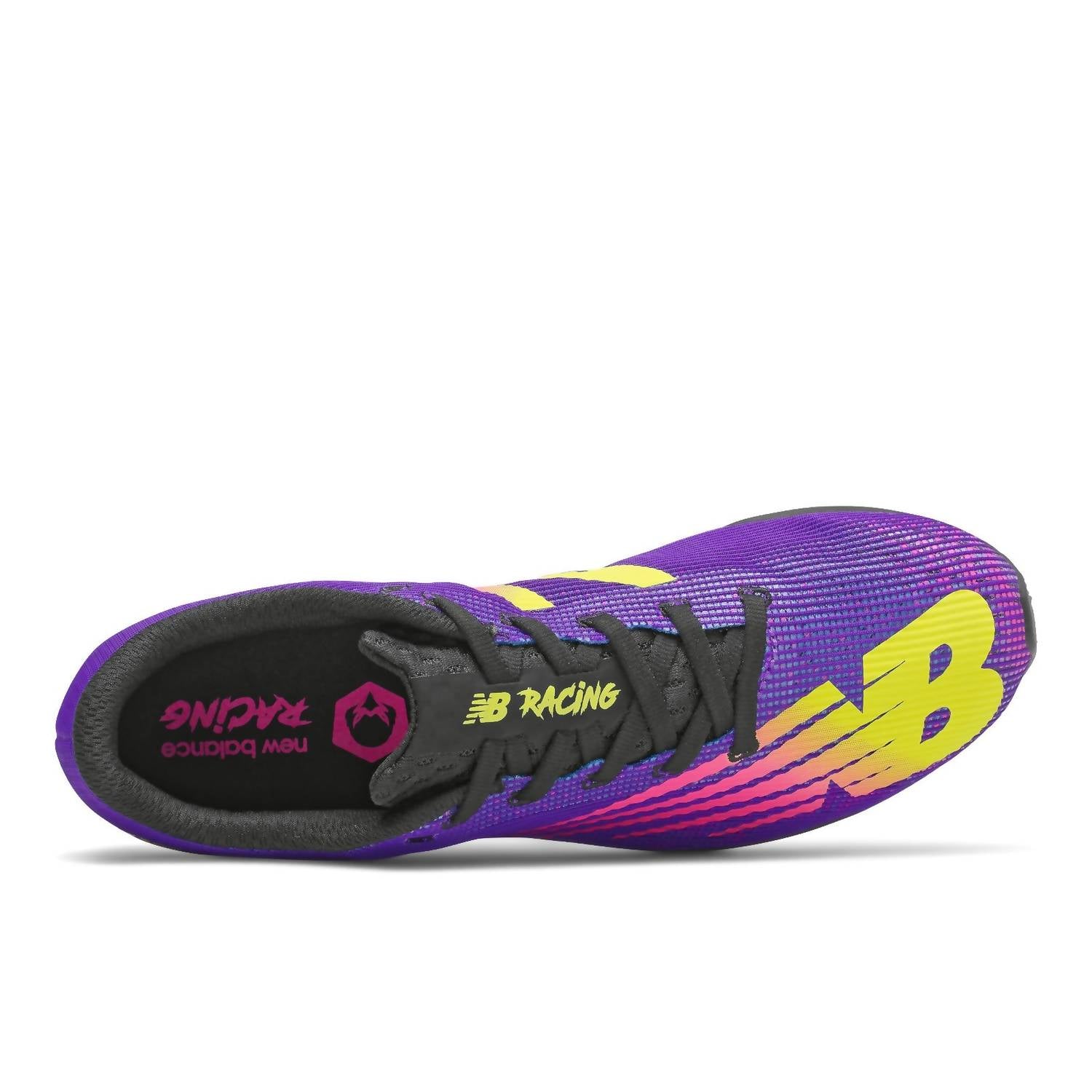 Zapatillas con clavos unisex color violeta