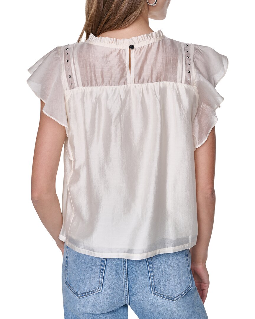 Top con pliegues