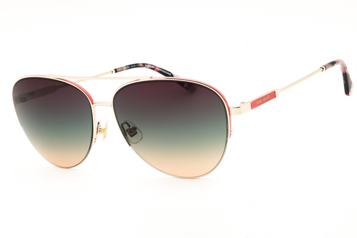 Gafas color gris y dorado
