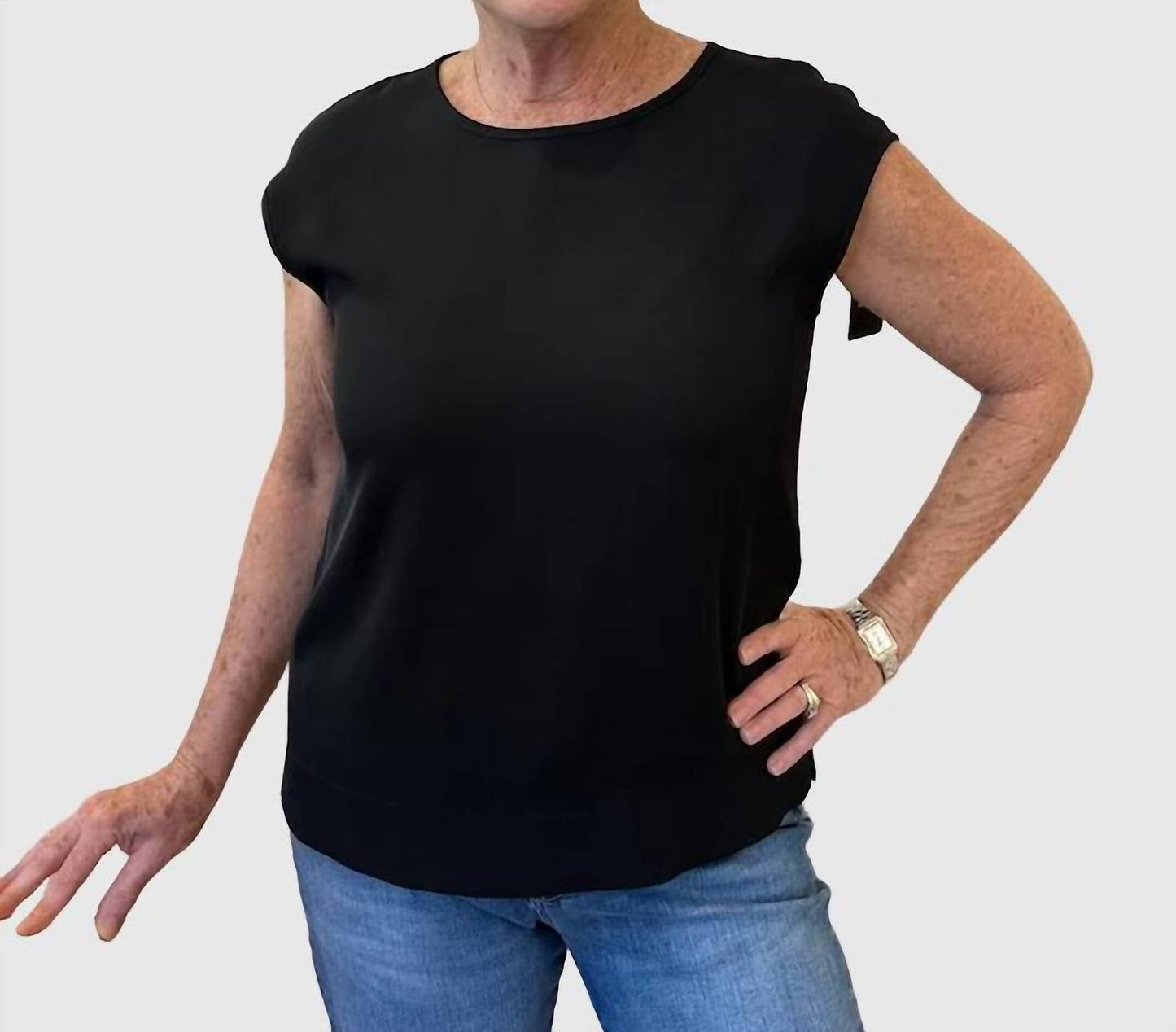 Top color negro