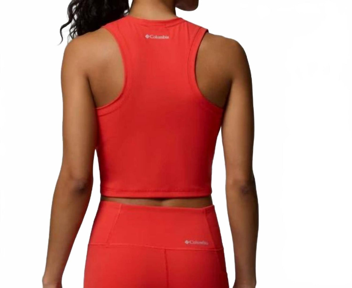Camiseta sin mangas color rojo