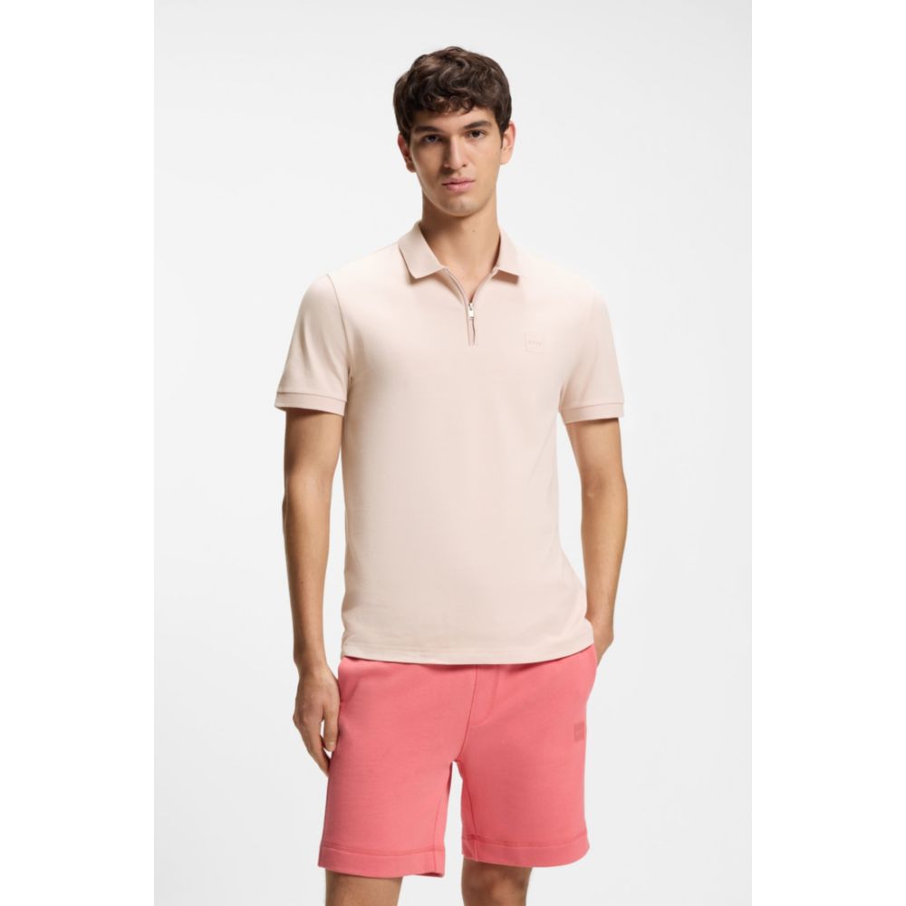 Polo de algodón de corte ajustado