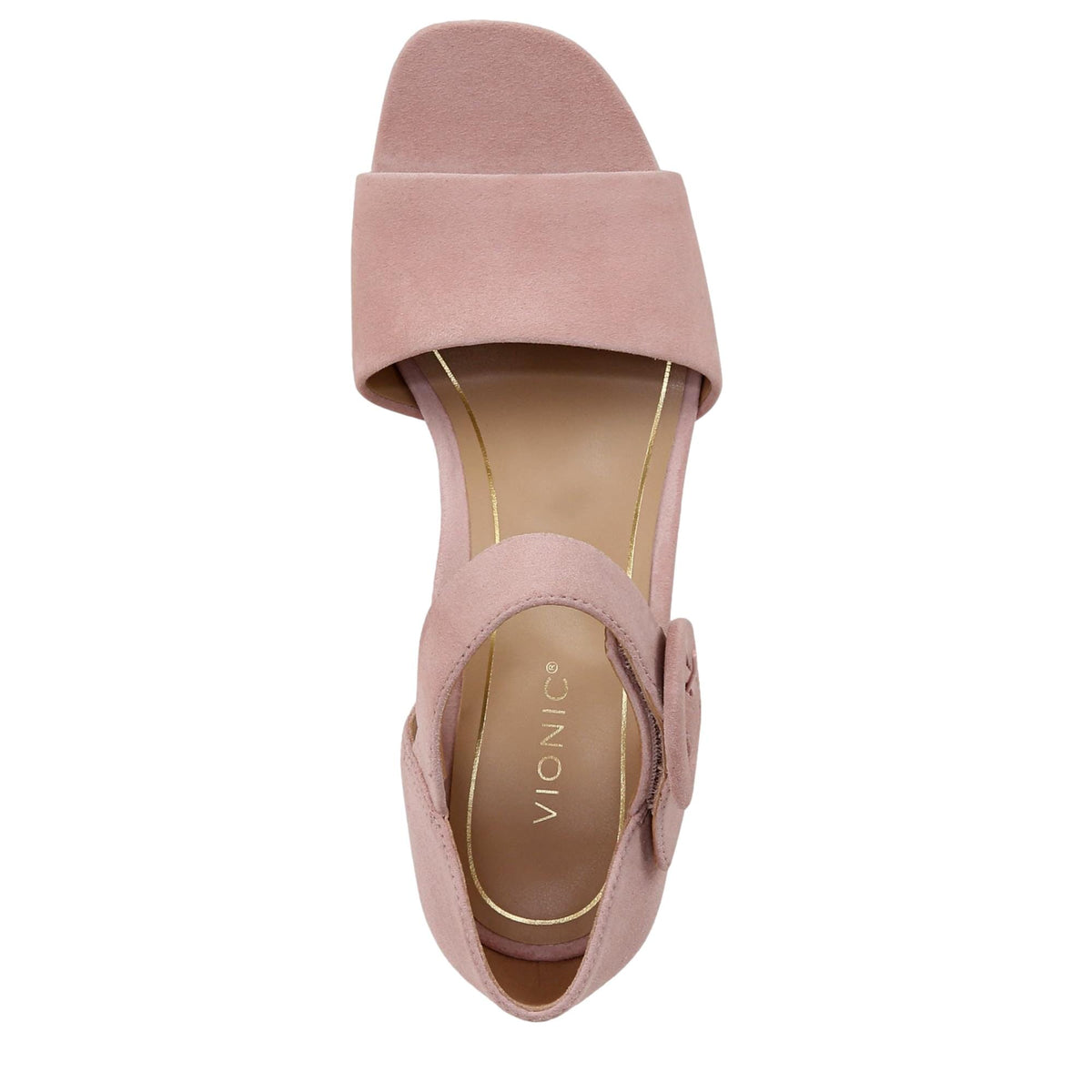 Sandalias de mujer de cuero color rosado