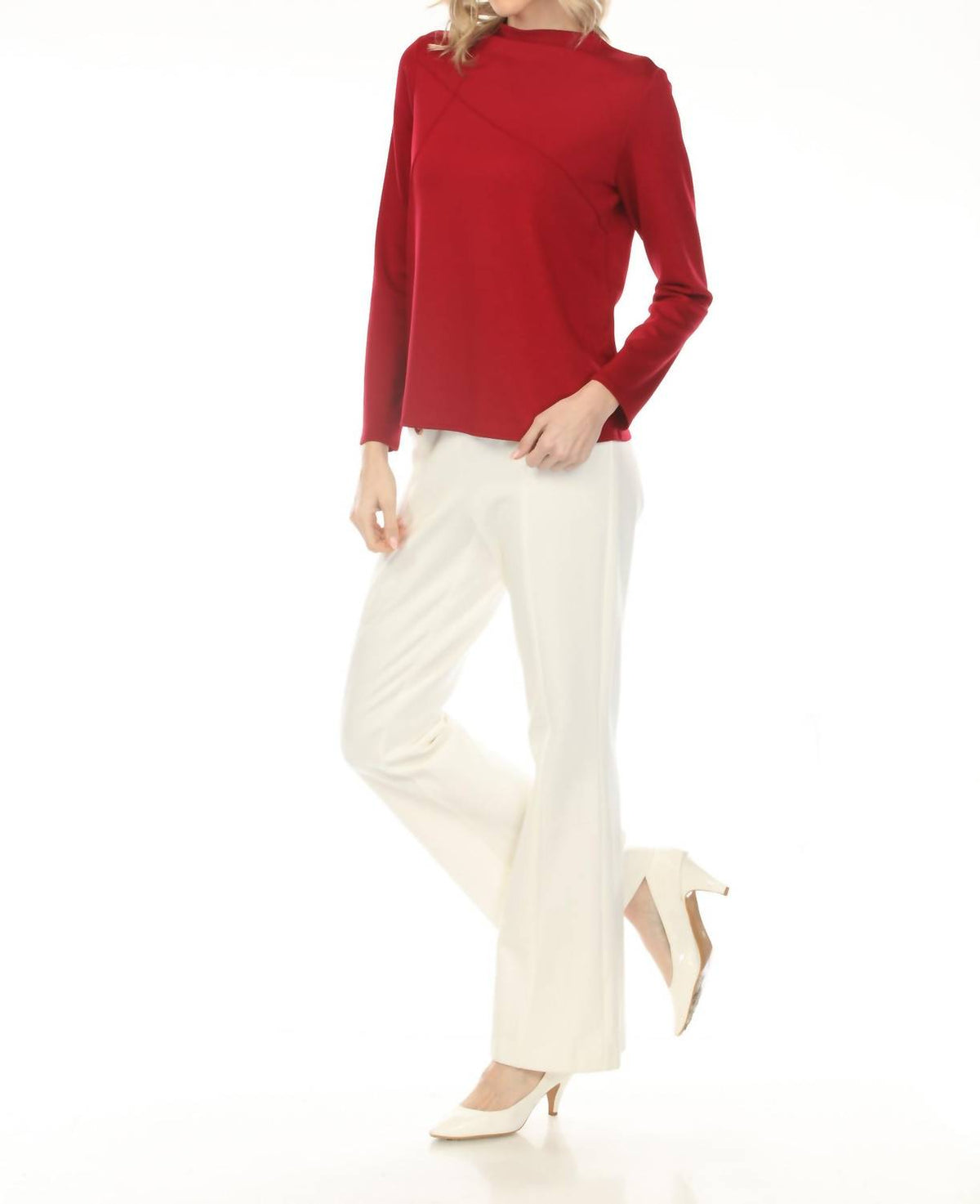Top con cuello alto