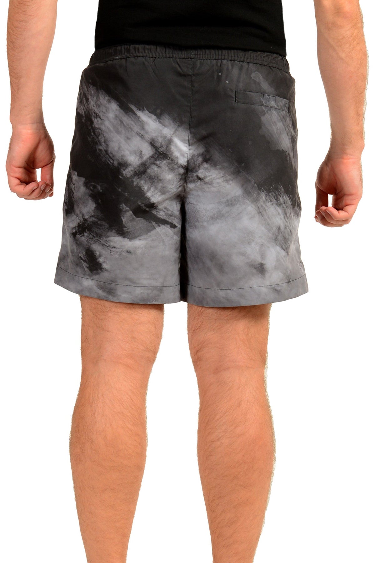 Pantaloneta de baño de hombre color negro