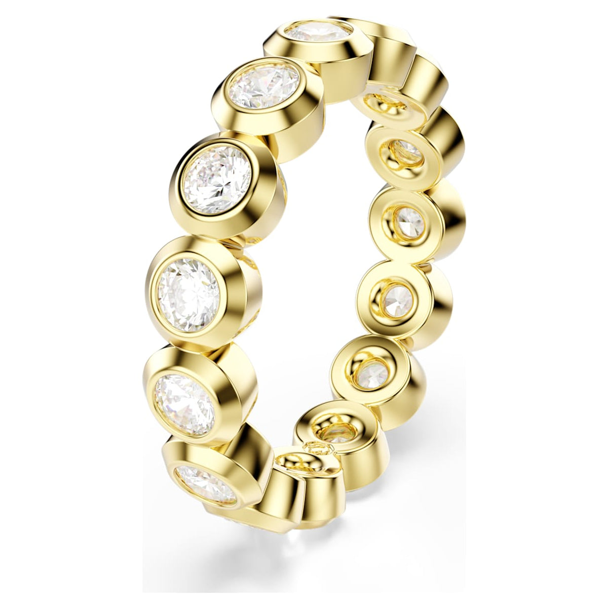 Anillo color blanco y dorado