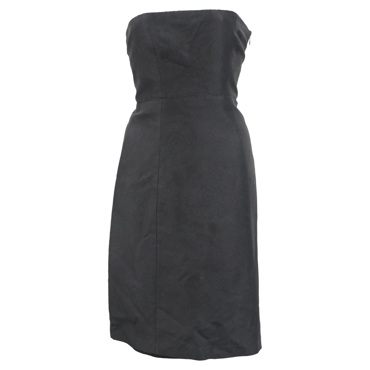 Vestido de satén corto con estampado floral color negro