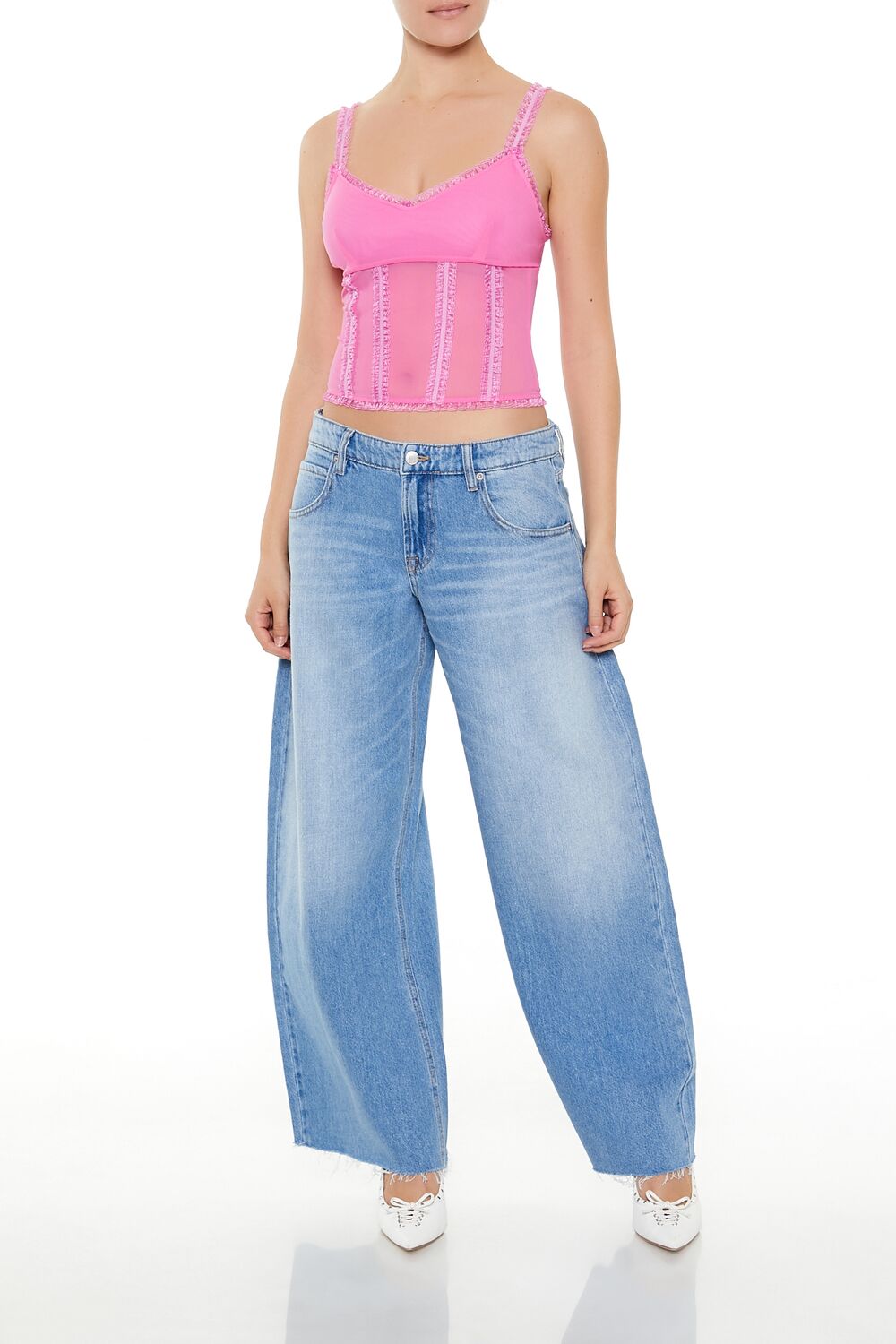 Camiseta sin mangas con boleros