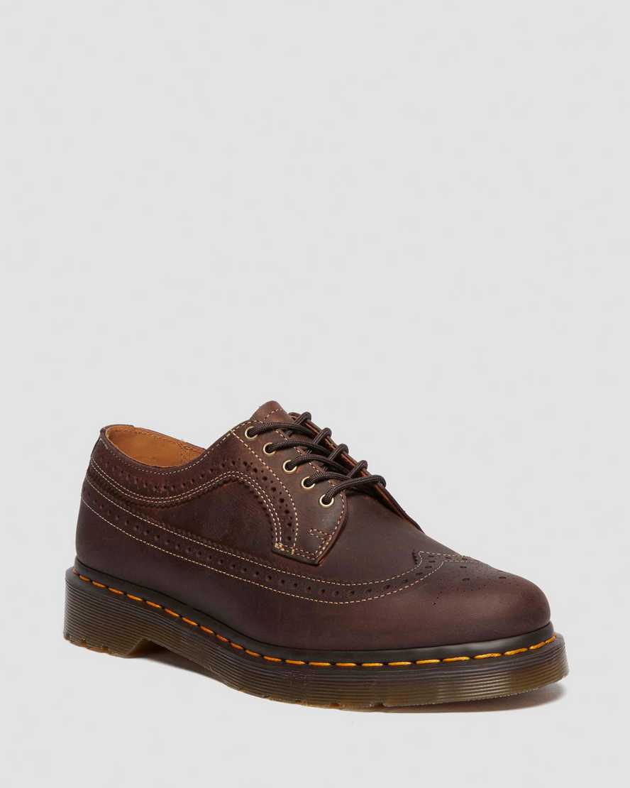 Zapatos de cordones de cuero