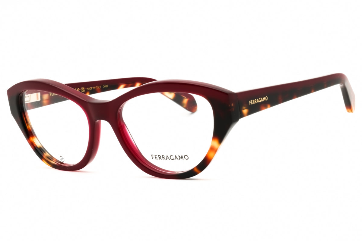 Gafas 53 mm color rojo y vinotinto