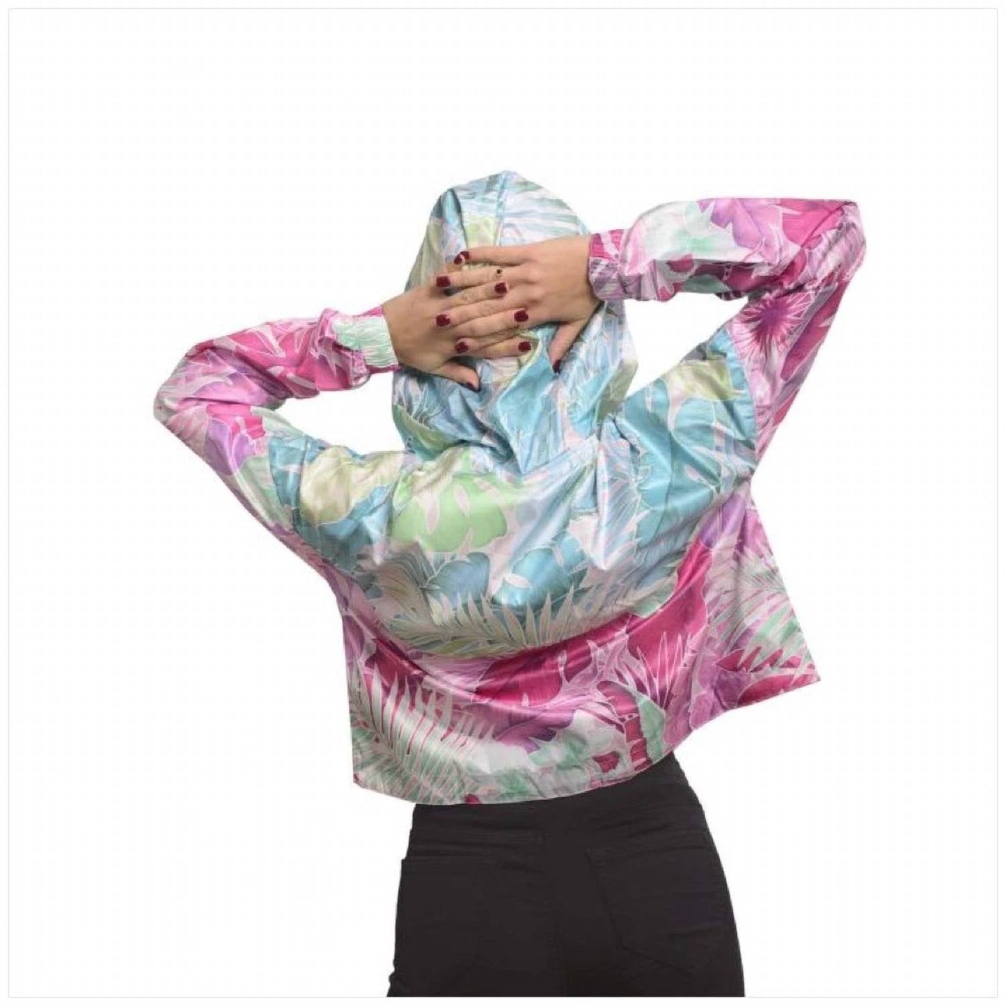 Chaqueta de mujer con estampado floral